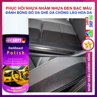 [ COMBO 2 CHAI ]Chai xịt dưỡng nhựa nhám, phục hồi nhựa, Làm mới nhựa đen, Làm mới ghế da Dashboar Waxing