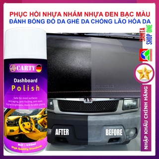 [ĐẸP NHƯ MỚI] Chai xịt dưỡng nhựa nhám, phục hồi nhựa, Làm mới nhựa đen, Làm mới ghế da Dashboar Waxing