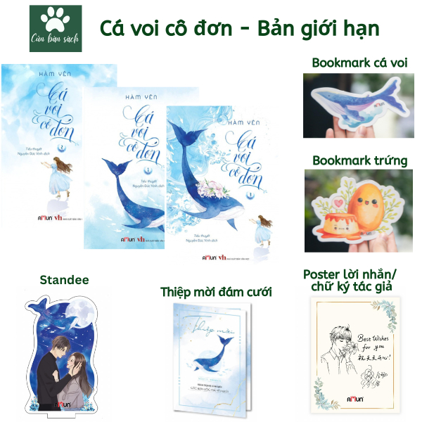 Sách - Cá voi cô đơn ( Hàm Yên ) - 3 tập