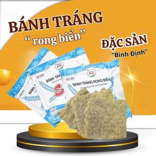 Combo 3 Bánh Tráng Nướng Sachi, Bánh Tráng Rong Biển Đặc Sản Tam Quan 75gr