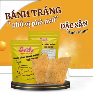 Combo 2 Bánh Tráng Nướng Bình ĐỊnh Phủ Vị Phô Mai Giòn Thơm Ngon 45gr