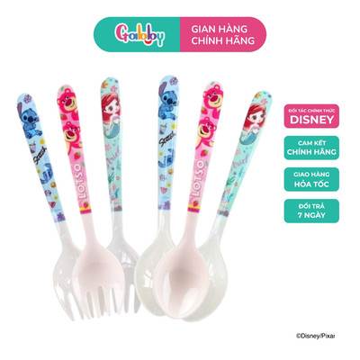 Muỗng, Thìa Ăn Dặm Cho Bé Gabby Chất Liệu Nhựa Melamine Cao Cấp In Hình Disney, Marvel