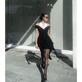 Áo Thiết Kế Cổ Yếm Xếp Ly Rớt Vai Dáng Peplum Tiểu Thư Sang Chảnh Full Size - Minh Minh Xưởng May