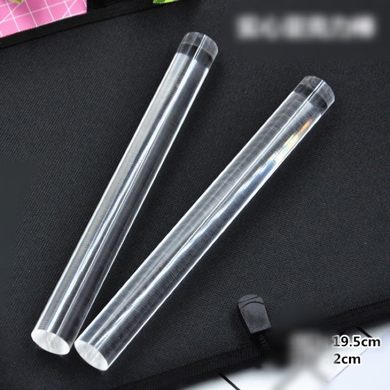 Cây lăn đất sét trong suốt đặc ruột , dụng cụ đất sét