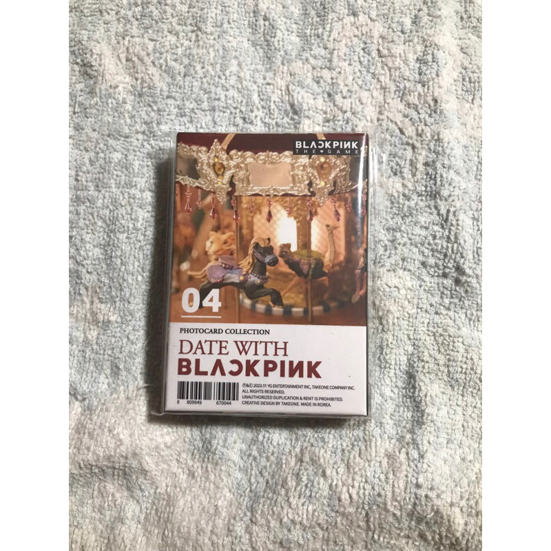 [ CARD OFF 100% ] tách lẻ card bo góc blackpink the game ver 04