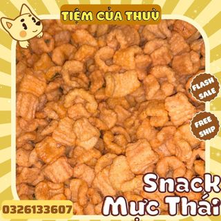 500g snack bim bim mực hương vị thái lan ,bim bim mực thái, đồ ăn vặt việt nam