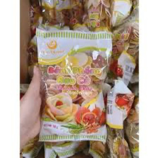 Bánh phồng tôm rau củ Nguyên Hậu gói 180g