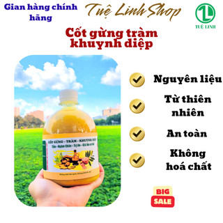 Cốt gừng tràm khuynh diệp pha tắm cho bé chai 500ml