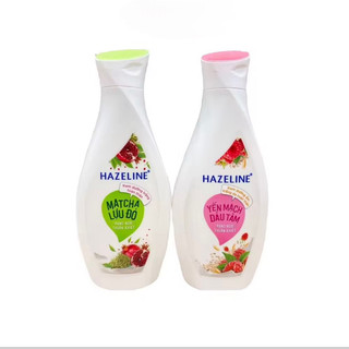 Hazeline Sữa dưỡng thể Yến Mạch & Dâu Tằm / Matcha lựu đỏ 230ml