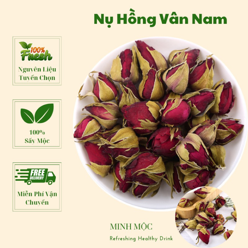 Nụ hoa hồng Vân Nam Trung Quốc (Hoa hồng nguyên bông )