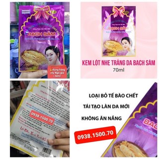 KEM LỘT NHẸ LÀM TRẮNG DA BẠCH SÂM 70ml ❌ Đúng hàng chuẩn cty Ngô Gia