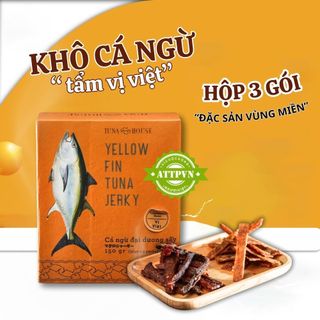 Cá Ngừ Đại Dương Sấy Khô Vị Biển Ăn Liền Không Qua Chế Biến Thơm Ngon 1 Hộp 170gr