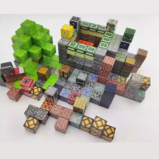 Mô hình lắp ráp minecraft từ các khối nam châm, block minecraft nam châm, đồ chơi xây dựng các khối nam châm minecraft
