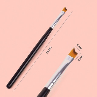 Cọ đầu móng trắng cán gỗ ( cọ pen )