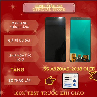 Màn hình samsung a9 2018/a920 màn cảm ứng tương thích samsung a920 a9-2108 xịn đen