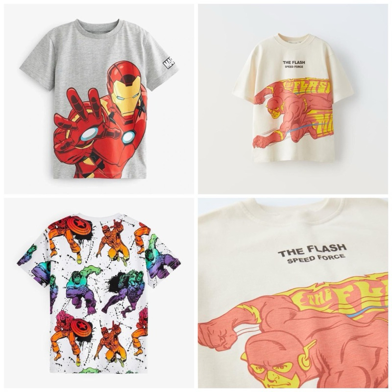 SET 3 ÁO BÉ TRAI HÌNH SIÊU NHÂN