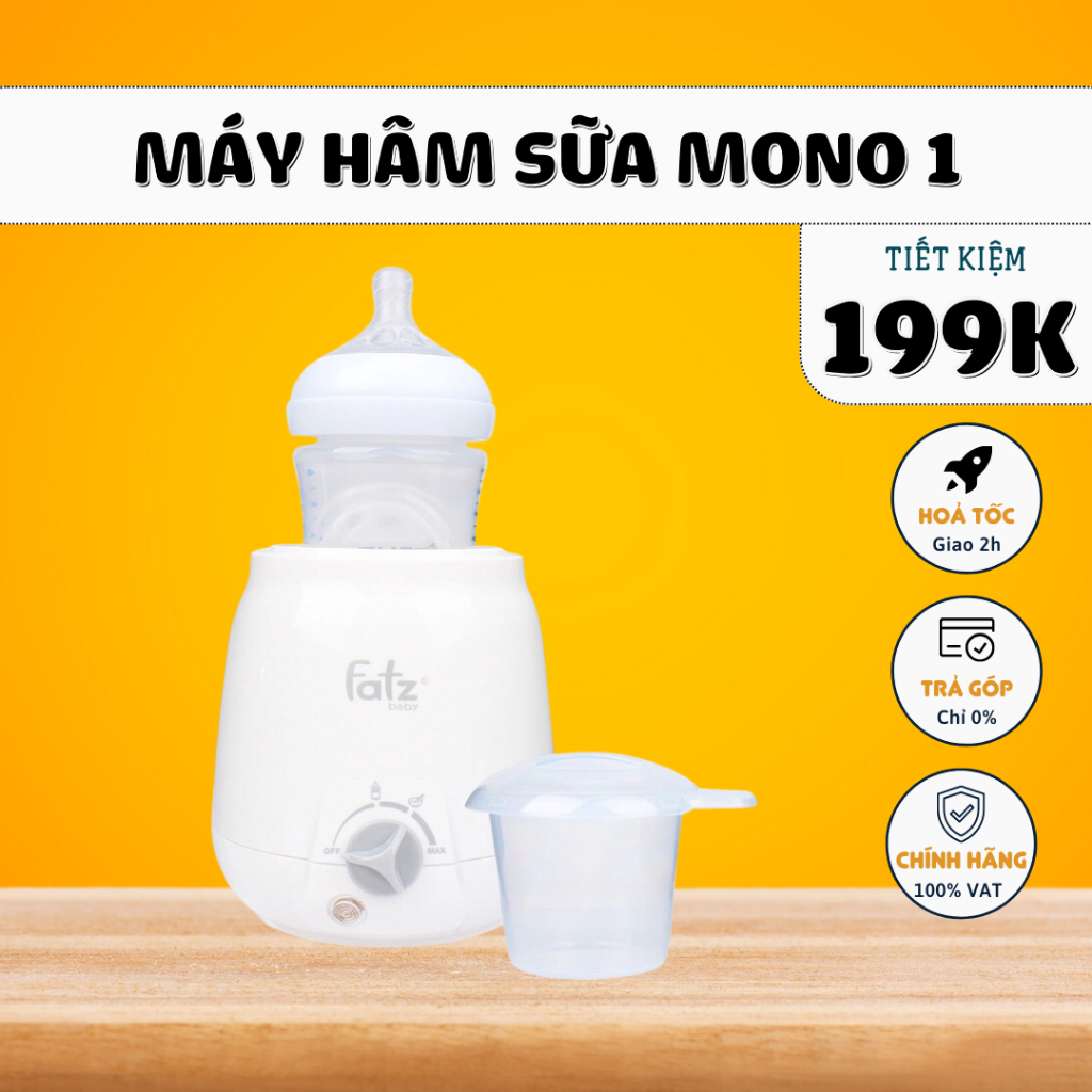 Máy hâm sữa và thức ăn 3 chức năng Fatzbaby - MONO 1 - FATZ FB3003SL