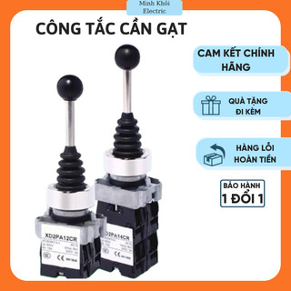 Công tắc cần gạt 2 vị trí,4 vị trí phi 22 XD2PA,công tắc cần gạt dài 2 hướng công tắc gạt giữ,công tắc hành trình gạt 4