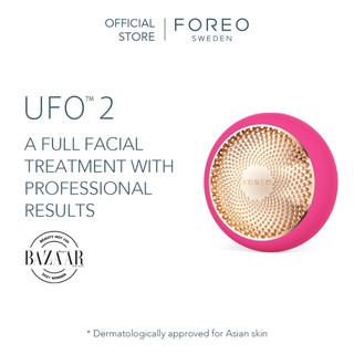 Máy đắp mặt nạ thông minh FOREO UFO 2 Full trị liệu nhiệt và làm lạnh bằng đèn LED giúp dưỡng ẩm làn da, điều trị đốm nâu và chống lão hóa