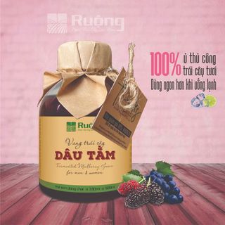 [RUỘNG] V330-500ml Nước cốt Dâu Tằm lên men tự nhiên - 100% trái cây tươi