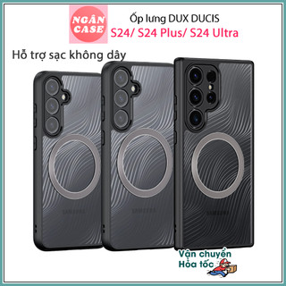 Ốp lưng dux ducis samsung s24 / s24 plus / s24 ultra hỗ trợ sạc không dây