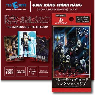 Thẻ nhân phẩm, sưu tập nhân vật The Eminence In The Shadow Bushiroad Vol.1, nhựa trong suốt, SL 1 gói/1 thẻ