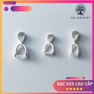 Charm bạc khoen móc mặt dây chuyền