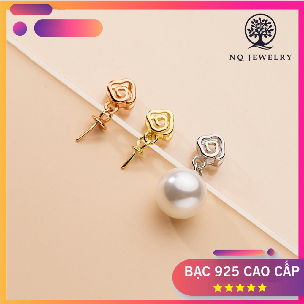 Charm S925 khoen móc mặt dây chuyền