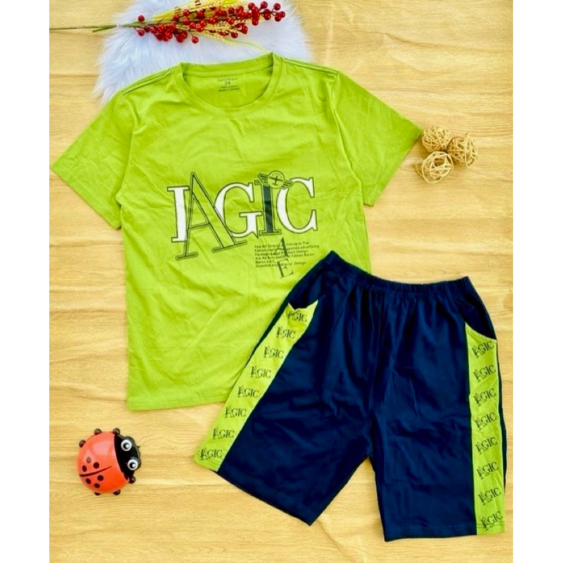 🚗 Bộ coton hàng shop bé trai 60-75kg