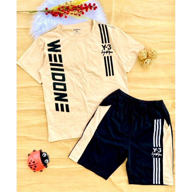 🚗 Bộ coton hàng shop bé trai 60-75kg