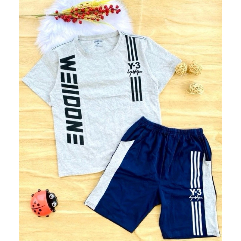 🚗 Bộ coton hàng shop bé trai 60-75kg