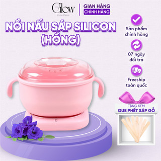 Nồi Nấu Sáp Wax Lông Chống Dính Silicone Cao Cấp Gấp Gọn Tiện Lợi GLOW WAXING - 1092