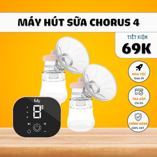 Máy hút sữa điện đôi Fatzbaby Chorus 4 - 3 chế độ mát xa, kích sữa