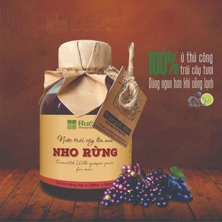 [RUỘNG] R330-500ml Nước Nho Rừng lên men tự nhiên - 100% trái cây tươi