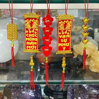 Combo 5 dây treo trang trí cành đào-mai-quất phụ kiện tết, liễng trang trí tết, dây treo trang trí tết ất tỵ 2025