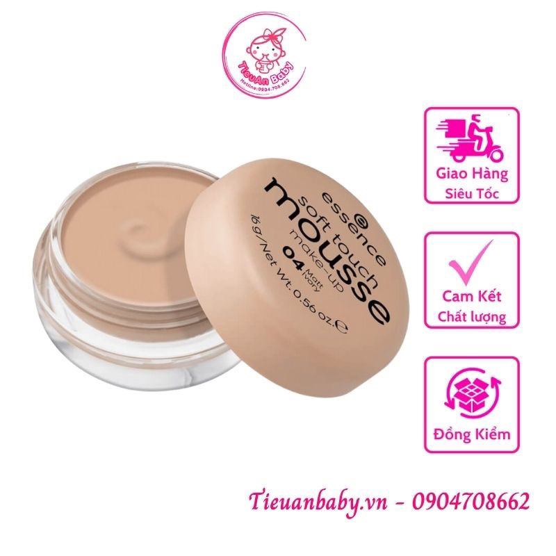 Phấn Tươi Đức Essence Soft Touch Mousse Make-Up, 16gr