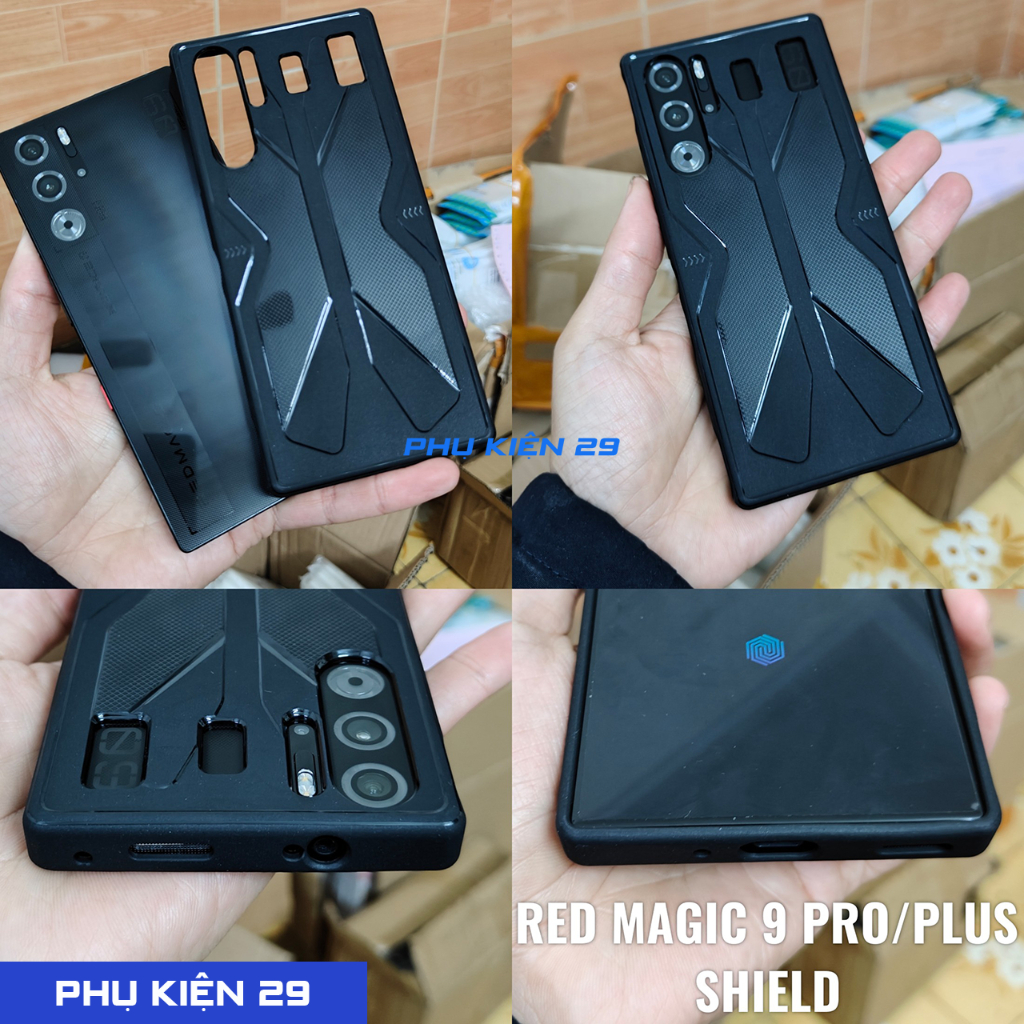 [ZTE Red Magic 9 Pro/ Pro+] Ốp lưng silicon chống sốc,chống va đập cao cấp SHIELD