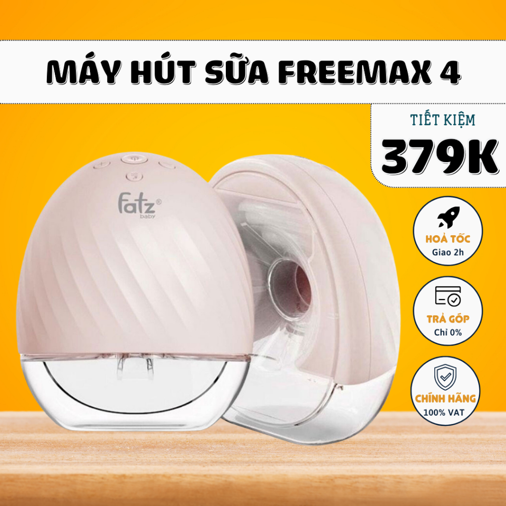 Máy hút sữa không dây rảnh tay FREEMAX 4 FATZBABY FB1276RH