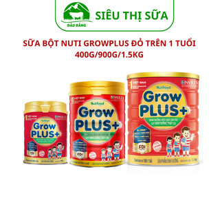 Sữa bột nuti growplus+ đỏ trên tuổi - lon 400g/900g/1,5kg