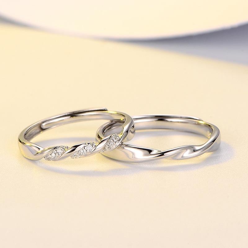 Nhẫn Đôi Bạc Dreamsilver, Nhẫn Cặp My Beloved Chỉnh Được Size ND010