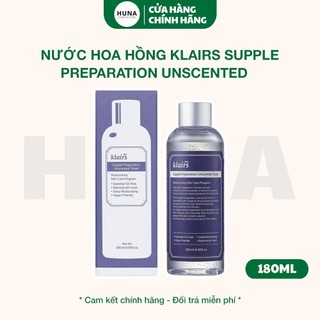 Nước hoa hồng Dear, Klairs Supple Preparation Unscented Toner 180ml
