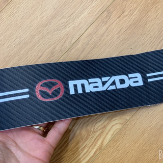 MAZDA - Bộ Miếng Dán Logo MAZDA Chống Trầy Xước Bảo Vệ Bậc Cửa Xe Hơi/ Bảo Vệ Cốp Sau Xe Hơi Bền Đẹp