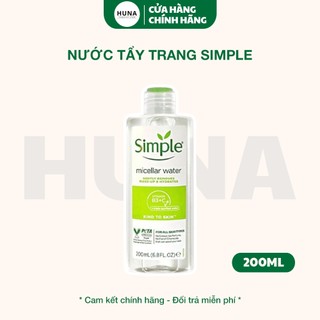 Nước tẩy trang simple 200ml