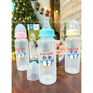 Bình sữa Baby Lops cho bé sơ sinh, dung tích 60ml 140ml 250ml - chống sặc an toàn cho bé, có vạch chia tiện lợi