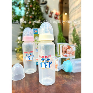 Bình sữa Baby Lops cho bé sơ sinh, dung tích 60ml 140ml 250ml - chống sặc an toàn cho bé, có vạch chia tiện lợi