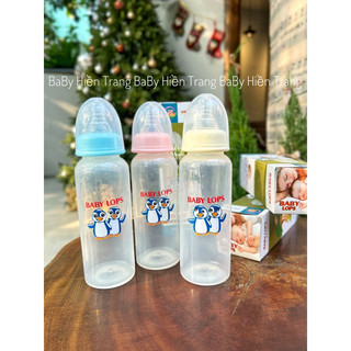 Bình sữa Baby Lops cho bé sơ sinh, dung tích 60ml 140ml 250ml - chống sặc an toàn cho bé, có vạch chia tiện lợi