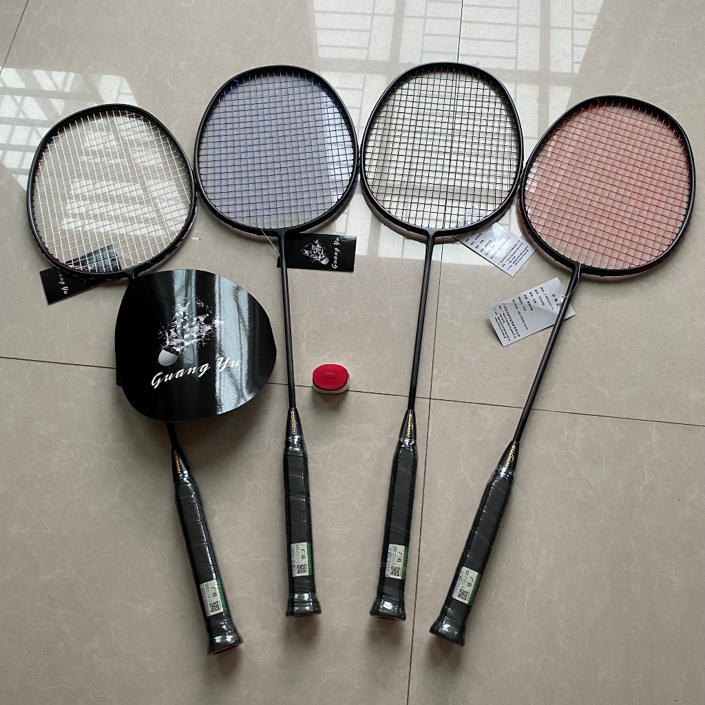 Vợt Cầu lông Guangyu 4u chính hãng khung cacbon căng sẵn 10.5kg