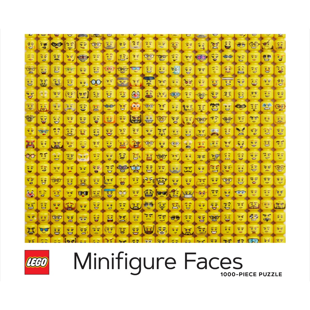 [Tranh ghép hình] Lego 1000 mảnh 5007070 -  Minifigure Faces 1,000-Piece Puzzle