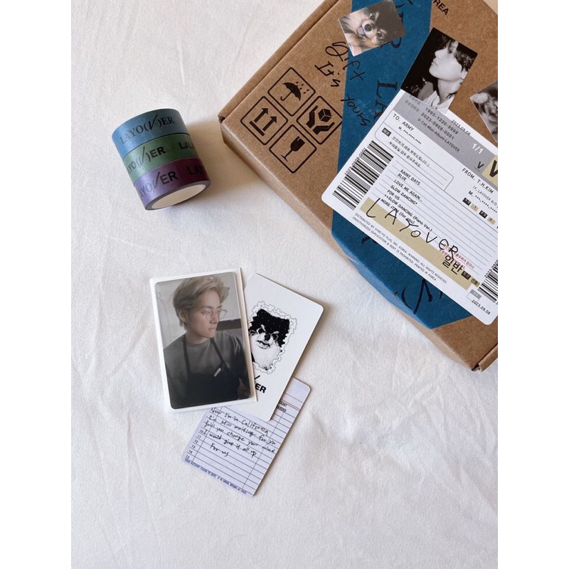 Album BTS V Taehyung Layover K.D - KPOP SHOP Nguyên Seal