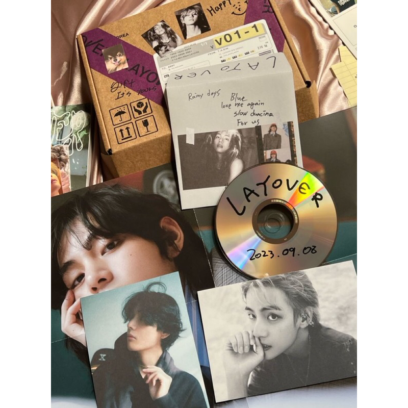 Album BTS V Taehyung Layover K.D - KPOP SHOP Nguyên Seal